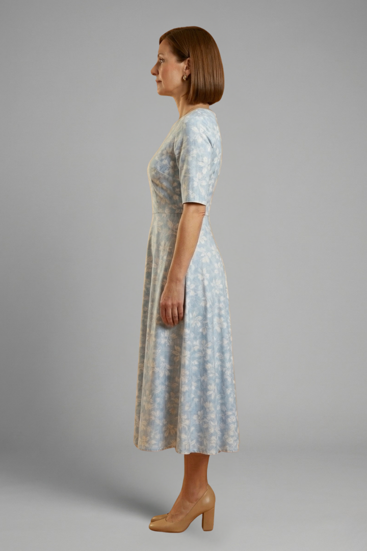 Ophira | Women's Floral Wrap Midi Dress