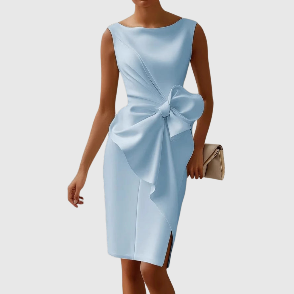 Primrose | Women's Sleeveless Bow Detail Midi Dress