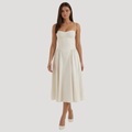 Thessaly | Women's Sweetheart Midi Dress